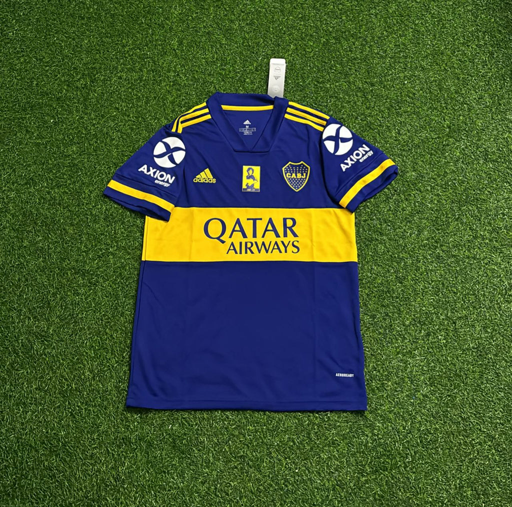 Diego Armando Maradona Boca Juniors Commemorative Retro Jersey – Front View