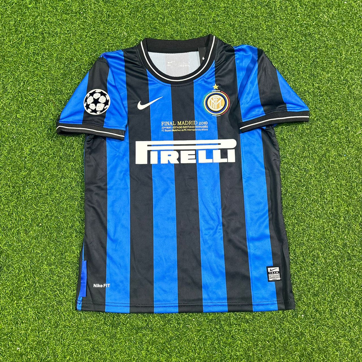 Diego Milito - Inter 2010 Champions League Final Jersey Soccer – Front View