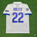 Inter 2009/2010 White Retro Football Jersey – Diego Milito – Back View