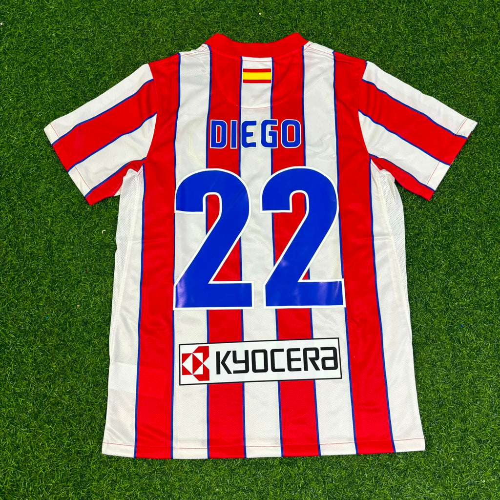 Atletico Madrid 2011 Retro Football Jersey – Diego Ribas – Back View