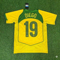 Brazil 2004–2006 Retro Kit Jersey – | | – Diego Ribas 19– – Back View