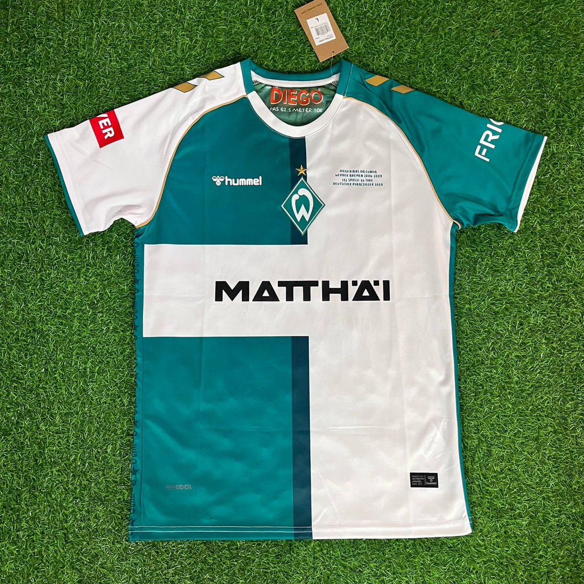 Mesut Özil Werder Bremen Anniversary Football Jersey – Front View