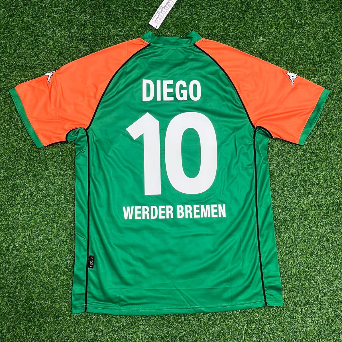 Diego Ribas Werder Bremen Retro Heimtrikot Retro Kit – Back View