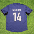 1998/99 Diego Simeone #14 Inter Milan Home Retro Football Jersey – Back View