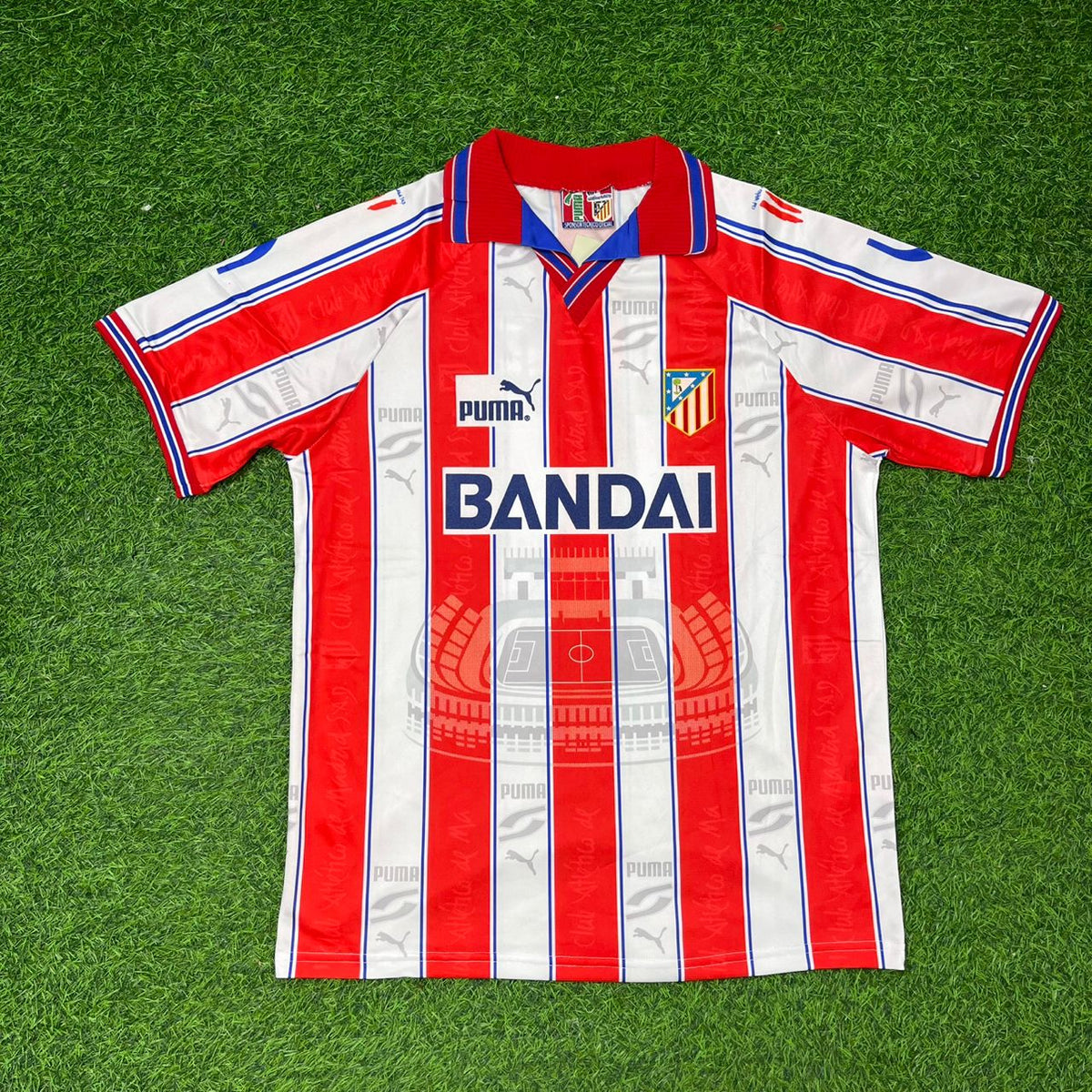 Koke Atletico Madrid Retro Football Jersey – Front View