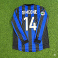 1998 Diego Simeone - Inter 1999 Retro Football Jersey – Back View
