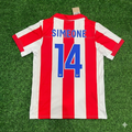 2003 Diego Simeone Atletico de Madrid Retro Football Jersey – Back View