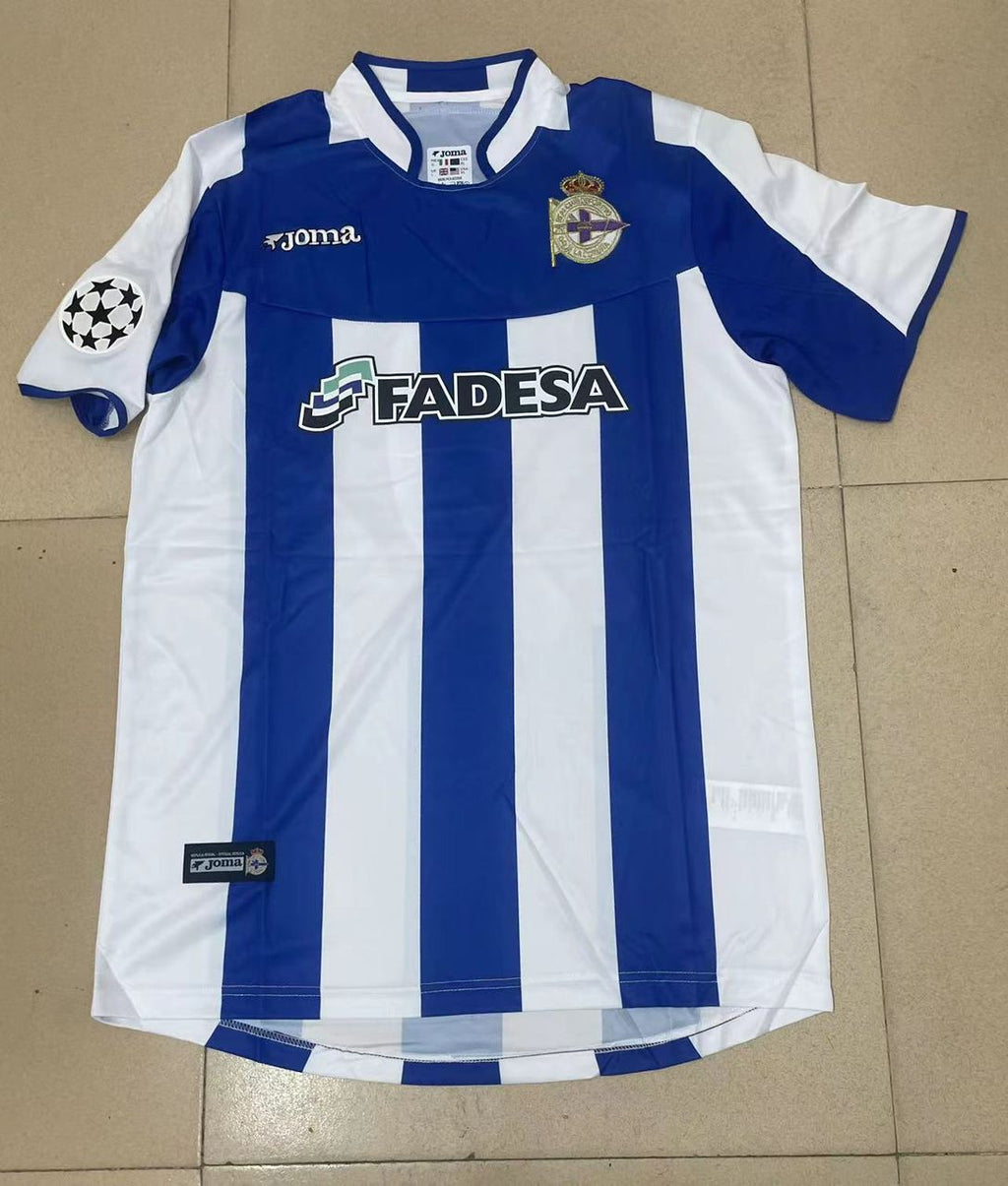 Roy Makaay Deportivo Retro Football Jersey – Detailed View