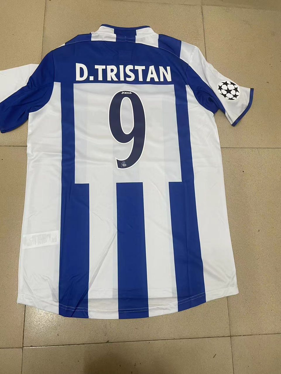 Diego Tristan Deportivo 2003 2004 Retro Jersey – Detailed View