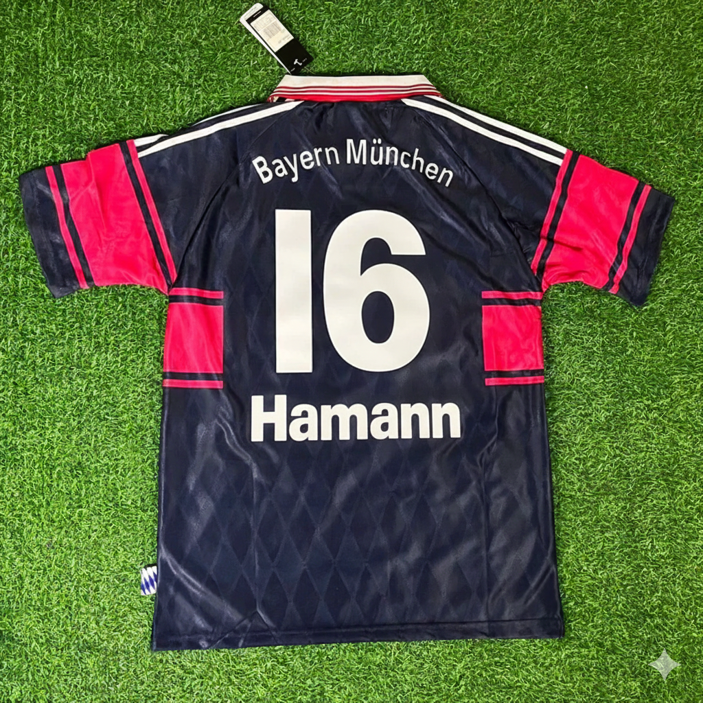 Bayern Munich Retro 1997/99 Jersey – Dietmar Hamann 16 – Back View