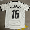 2002 Germany World Cup Dietmar Hamann Deutschland Japan Korea White Retro Football Jersey – Back View
