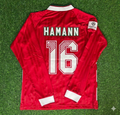 Dietmar Hamann Liverpool Long Sleeve Retro Football Jersey – Back View