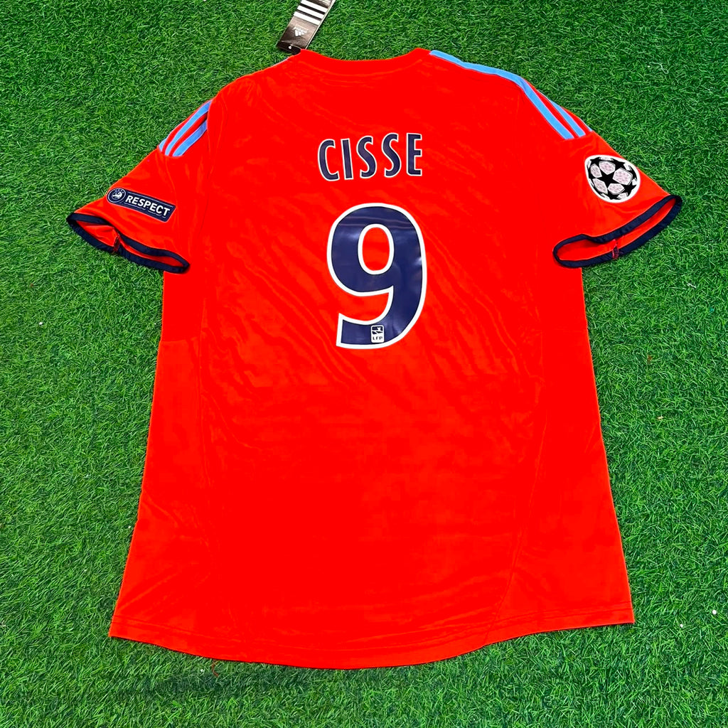 Marseille Retro Football Jersey – Djibril Cisse – Back View