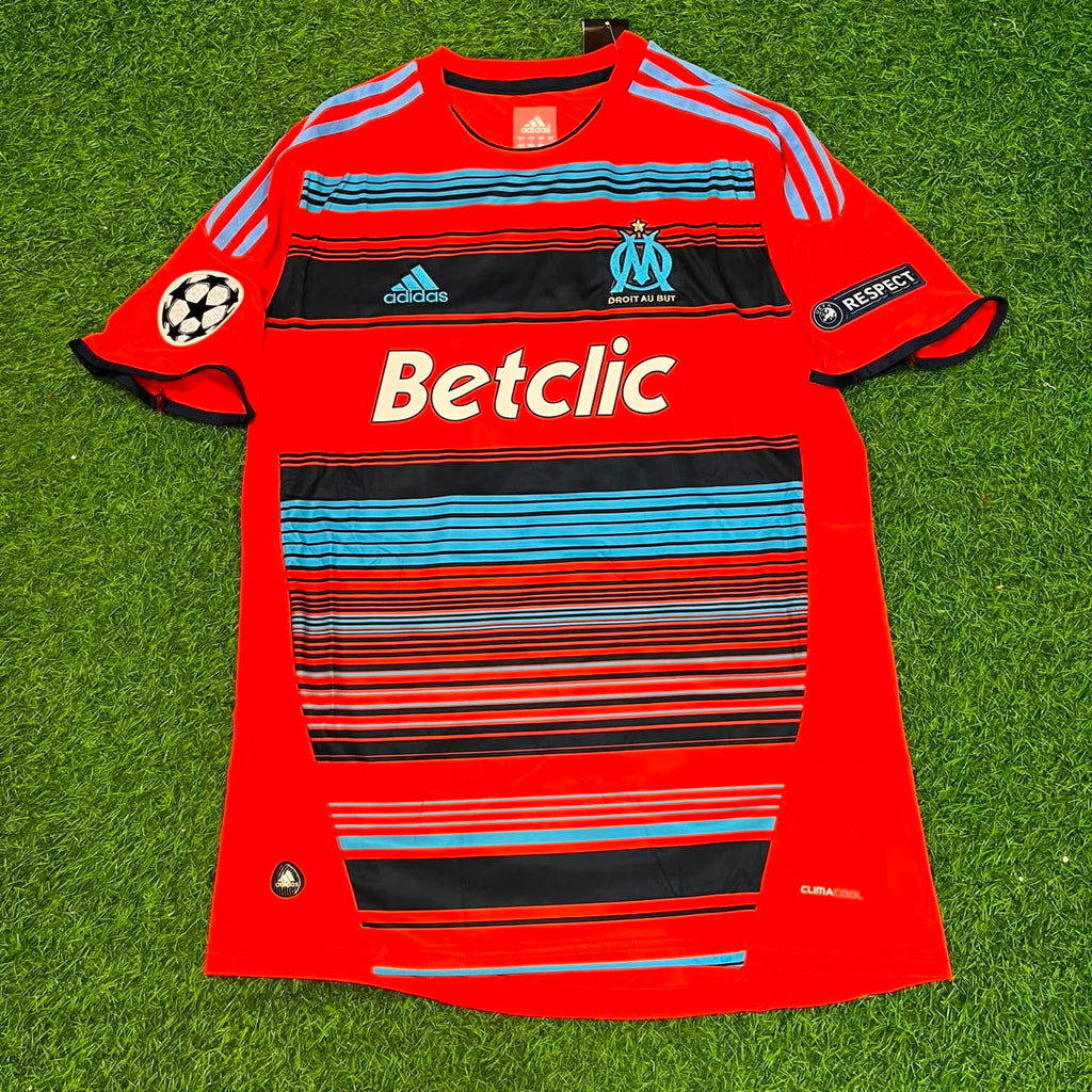 Marseille Retro Football Jersey – Djibril Cisse – Front View