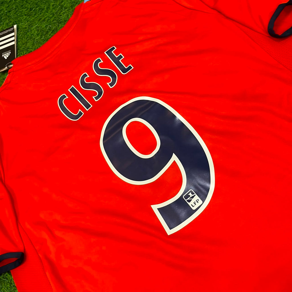 Marseille Retro Football Jersey – Djibril Cisse – Detailed View