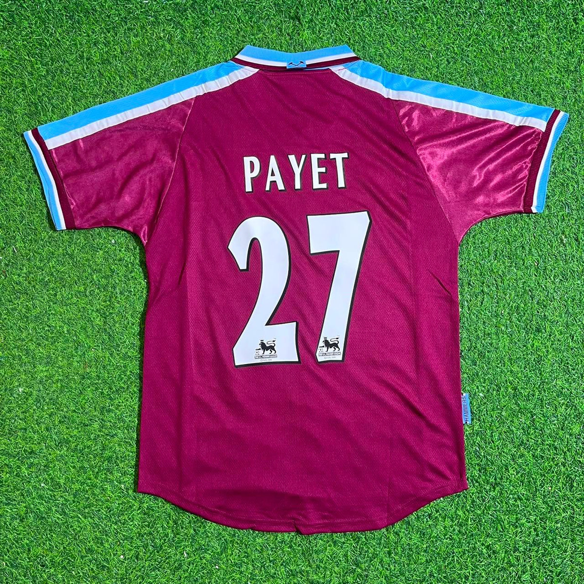 Dimitri Payet #27 West Ham United Home Retro Football Jersey – Back View