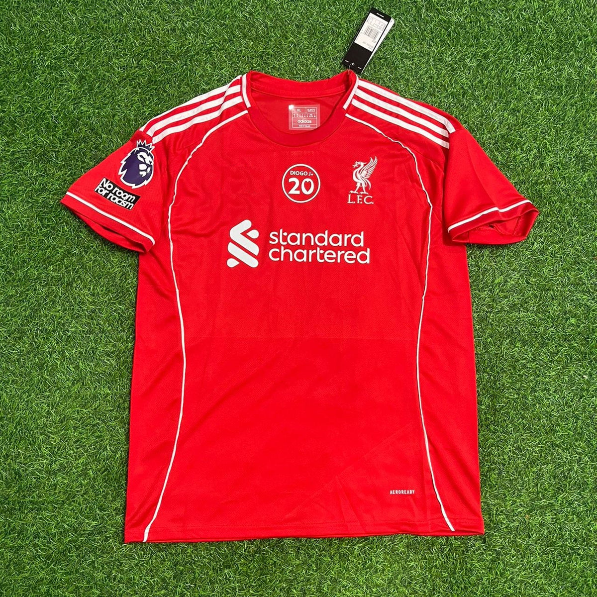 Diogo Jota Liverpool Legend Tribute Football Jersey – Front View
