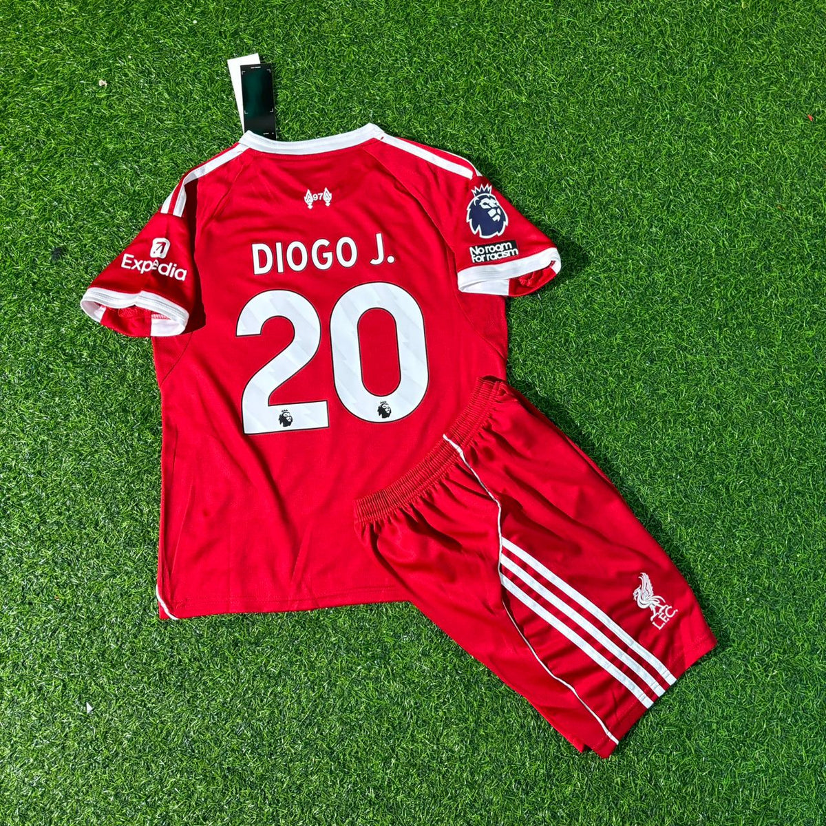 Diogo Jota Liverpool Legend Tribute Kids Football Jersey Collection – Back View