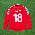 Dirk Kuyt 18 – Liverpool 2007 Champions League Final Retro Kit Jersey – Back View