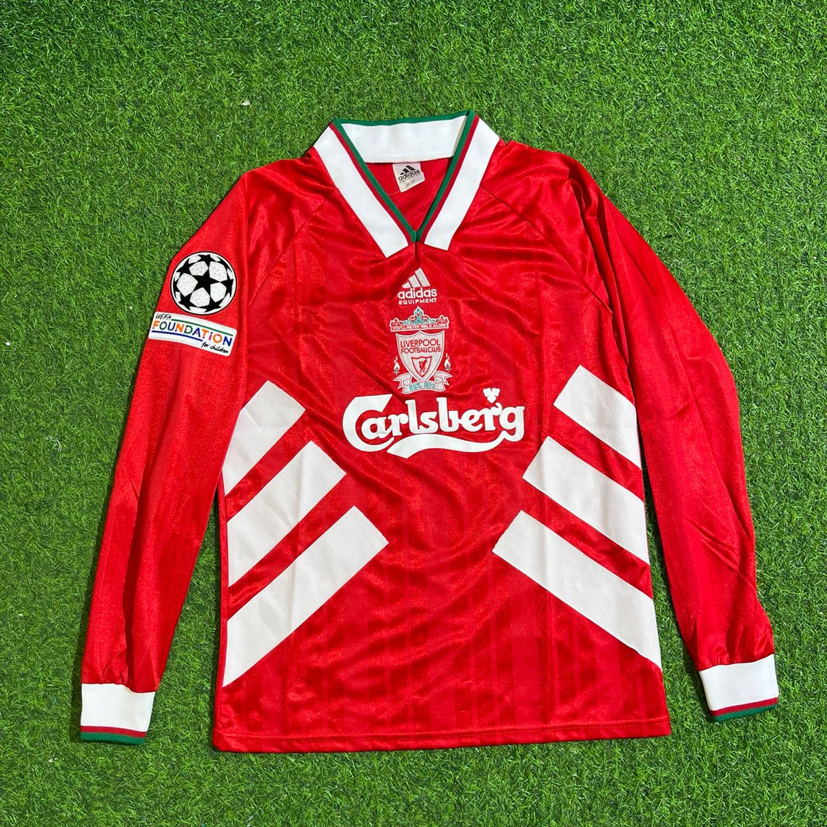 Liverpool Long Sleeve Retro Kit Jersey – Dominik Szoboszlai – Front View