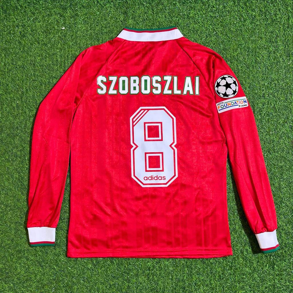 Liverpool Long Sleeve Retro Kit Jersey – Dominik Szoboszlai – Back View