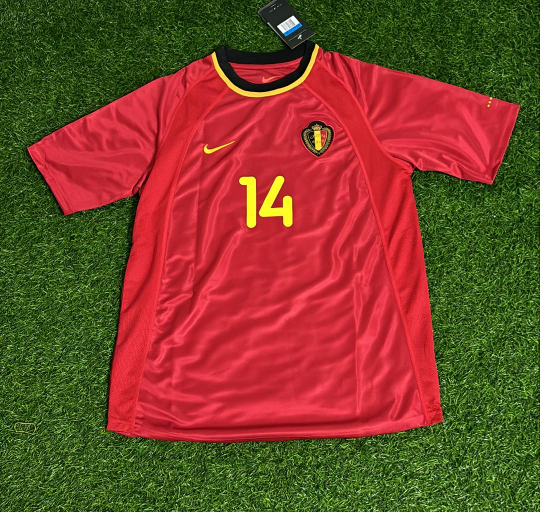 Dries Mertens – Belgium Retro Kit Jersey – Front View