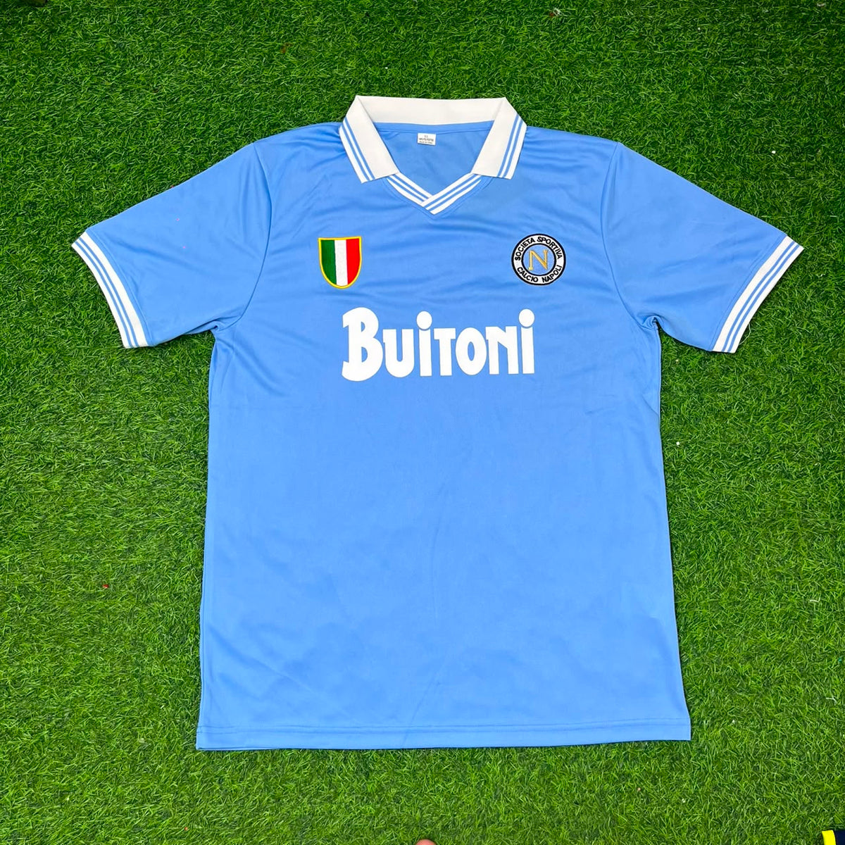 Dries Mertens - Napoli Retro Football Jersey – Front View