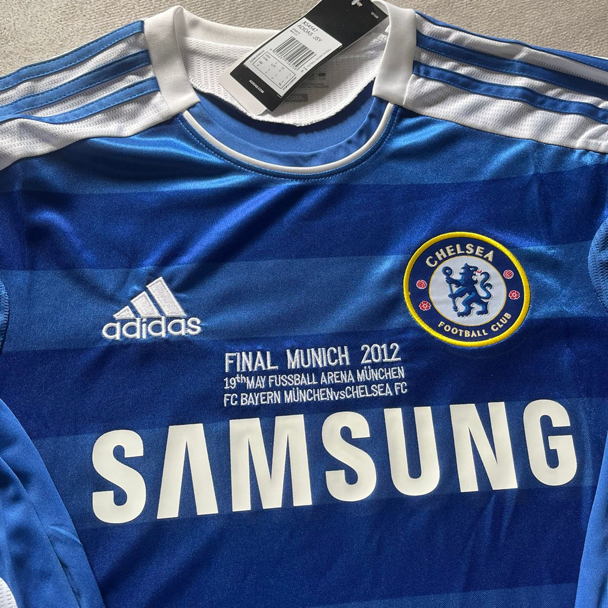 Frank Lampard Chelsea Champhions League 2012 Munich Final Retro Long Sleeve Jersey – 4