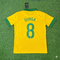 Dunga Brazil Retro Football Jersey – Back View