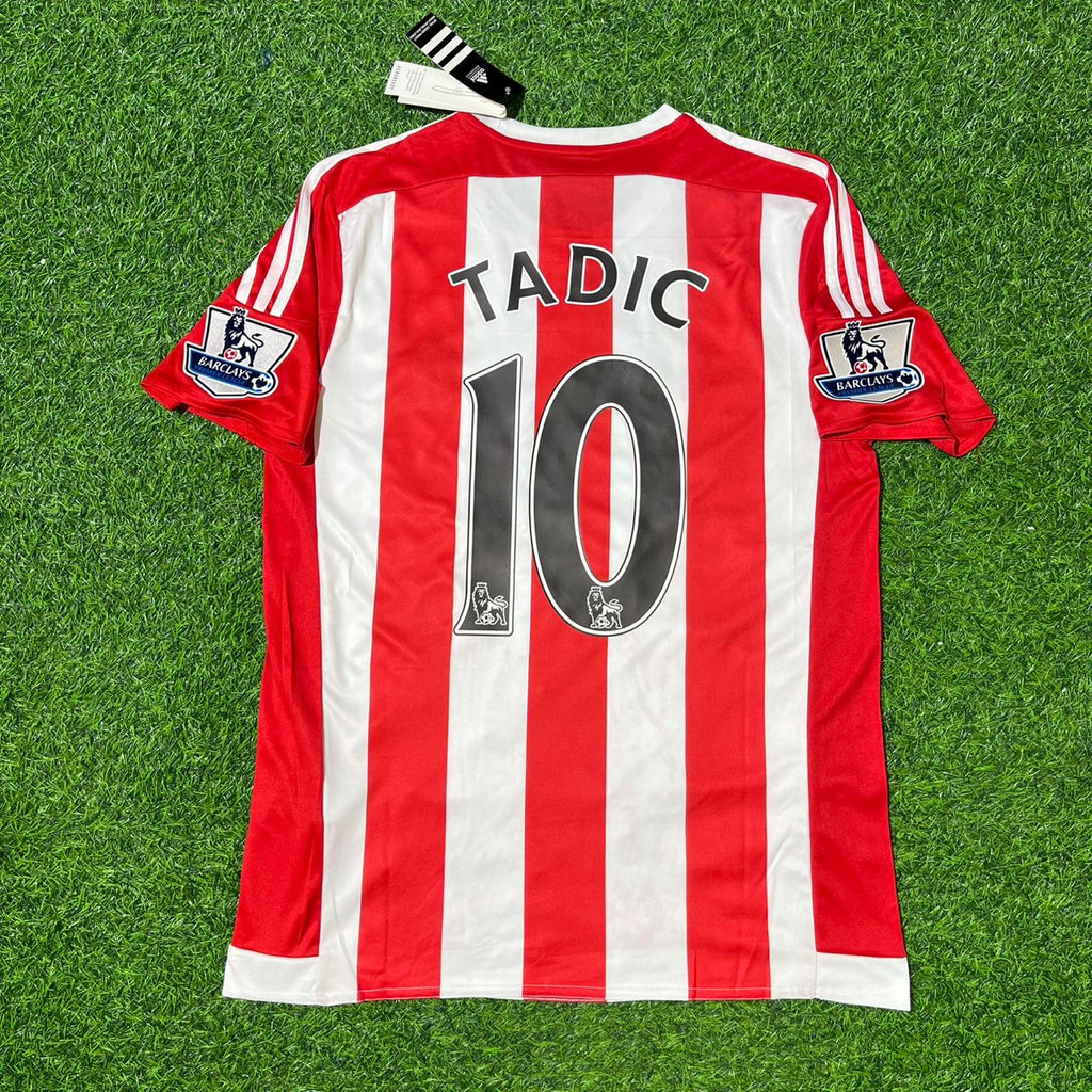 Dušan Tadić Southampton 2015/16 Home Retro Football Jersey – Back View