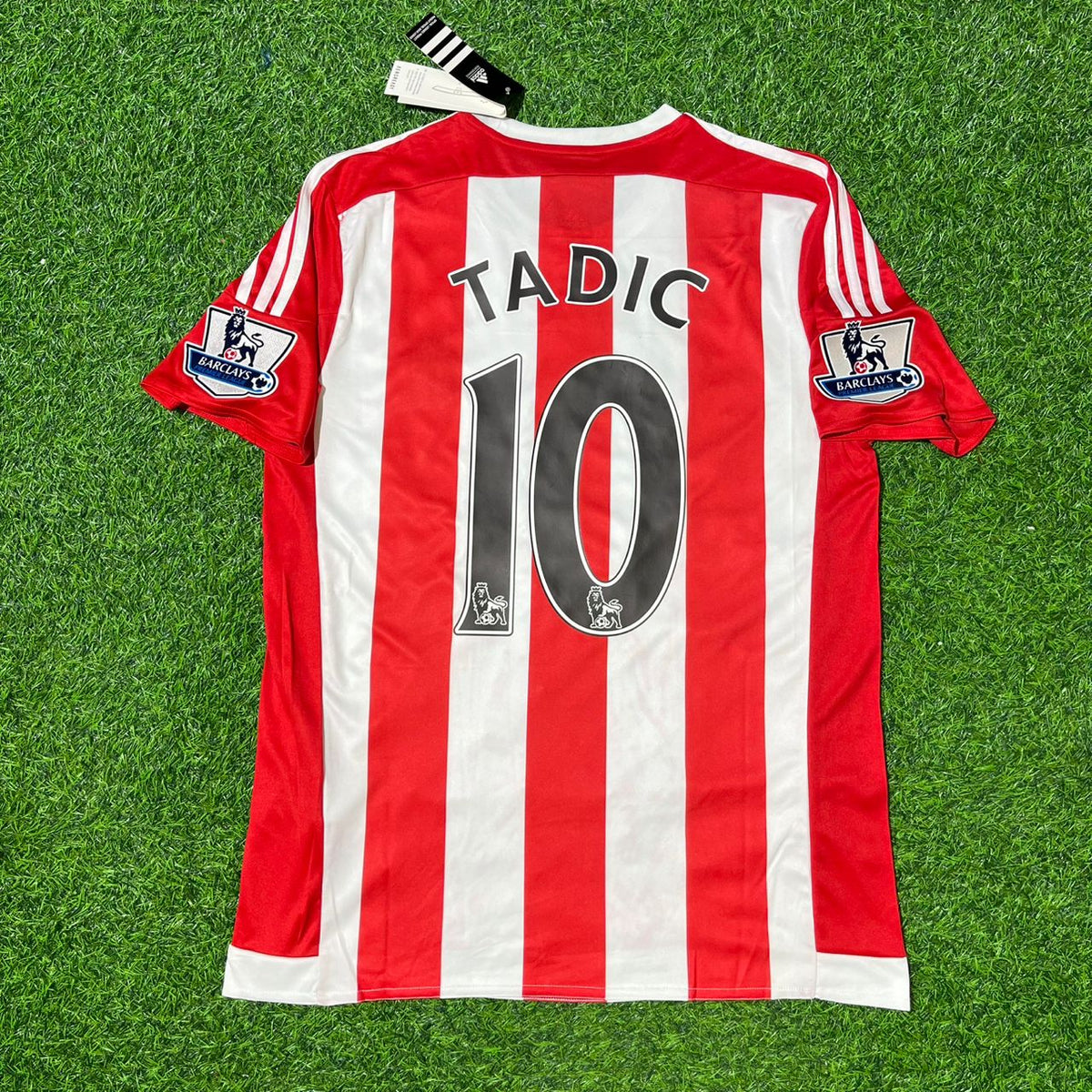 Dušan Tadić Southampton 2015/16 Home Retro Football Jersey – Back View