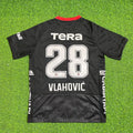 Dusan Vlahovic Besiktas 2027 New Season Away Black Football Jersey – Back View
