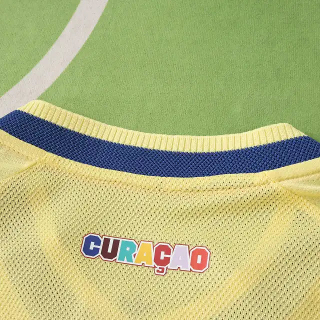 2026 Curacao World Cup Football Jersey Shirt – Detailed View