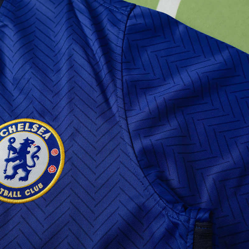Chelsea 2020-2021 Season Home Blue Retro  Football Jersey Trikot Maillot V4