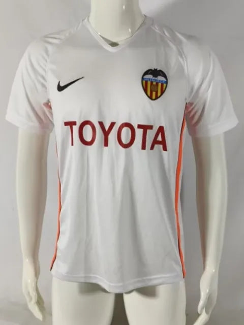 David Villa Valencia 2006 2007 Retro Jersey – Front View