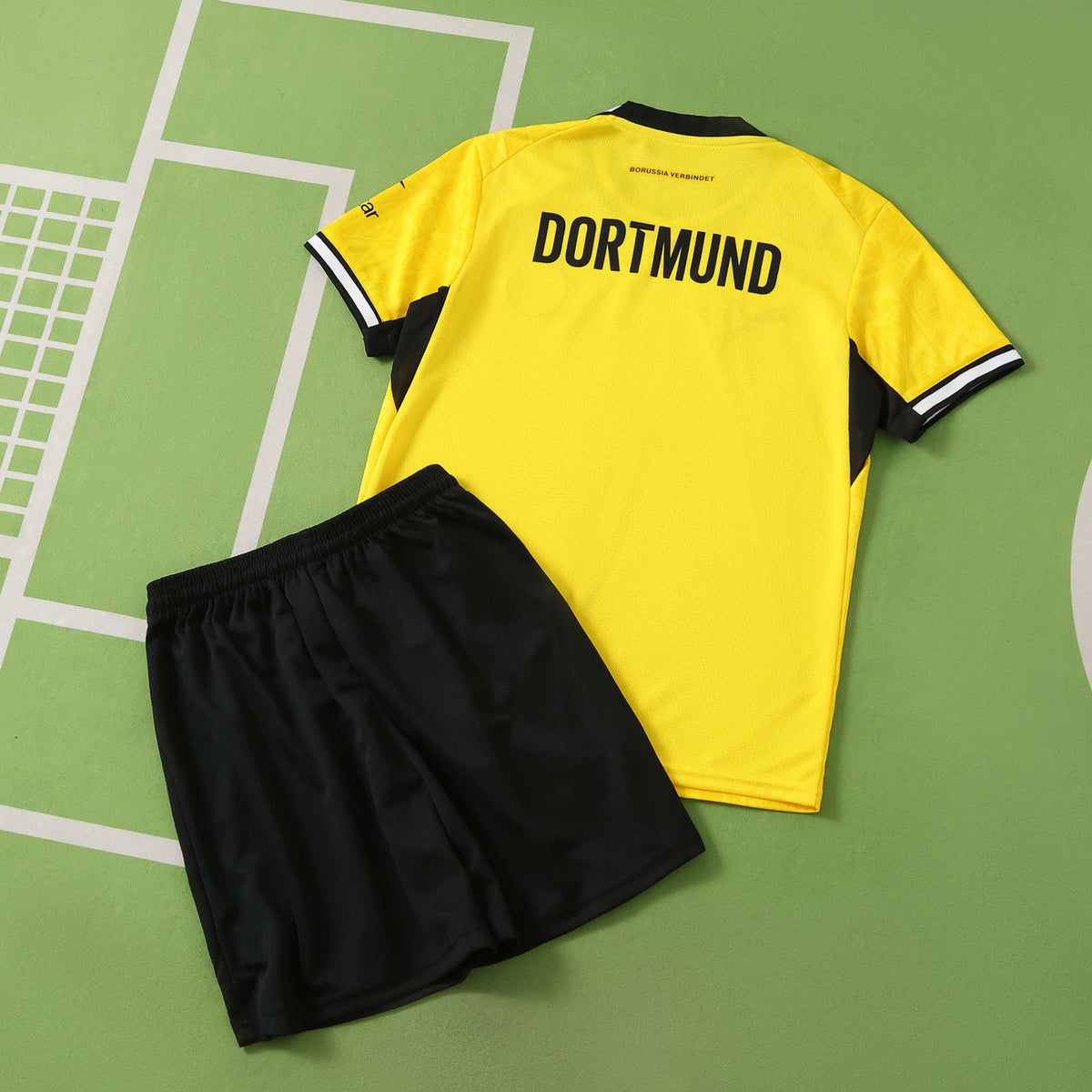 Borussia Dortmund 2026-2027 Season Home Kids Football Jersey Trikot Maillot V2