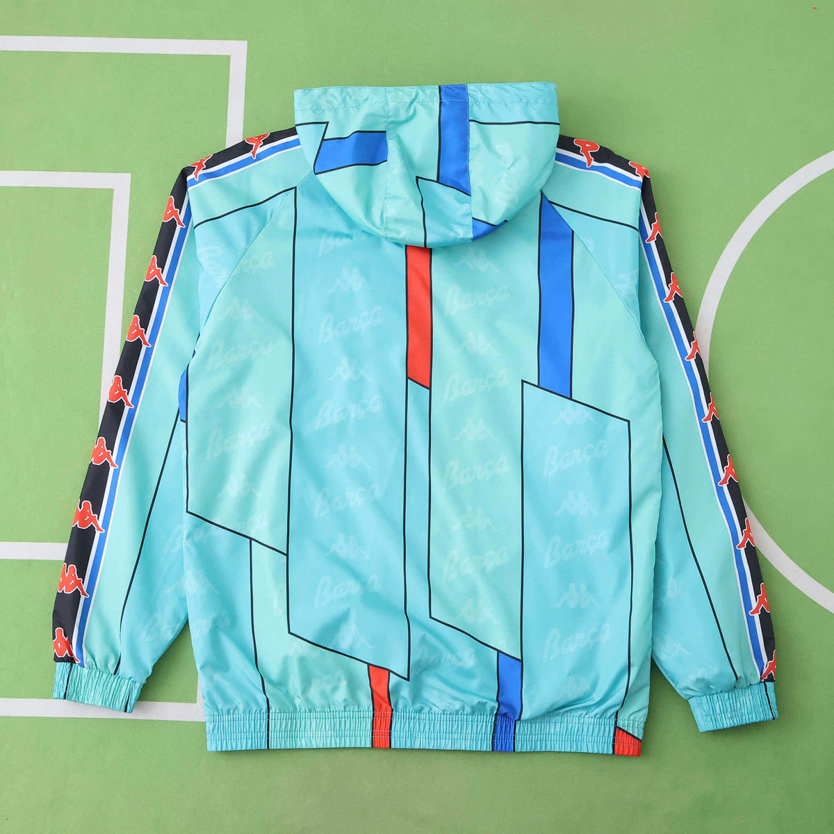 1996/97 Barcelona Retro Both Sides Windbreaker – Front View