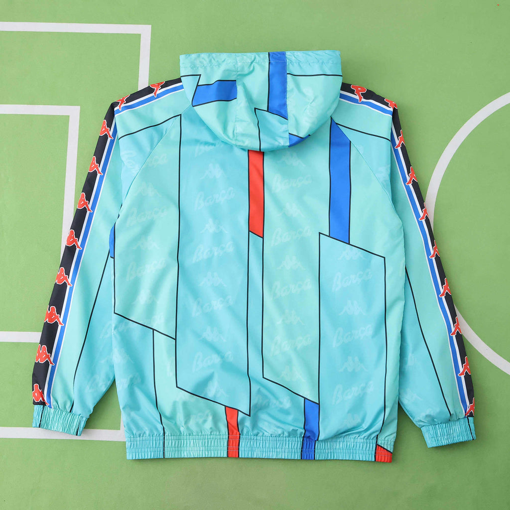 Barcelona Retro 1996/97 Both Sides Windbreaker – Front View
