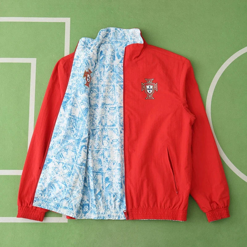 Portugal Football Windbreaker Windjacke – Back View