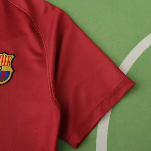 08/09 FC Barcelona Home Retro Football Jersey – Front View