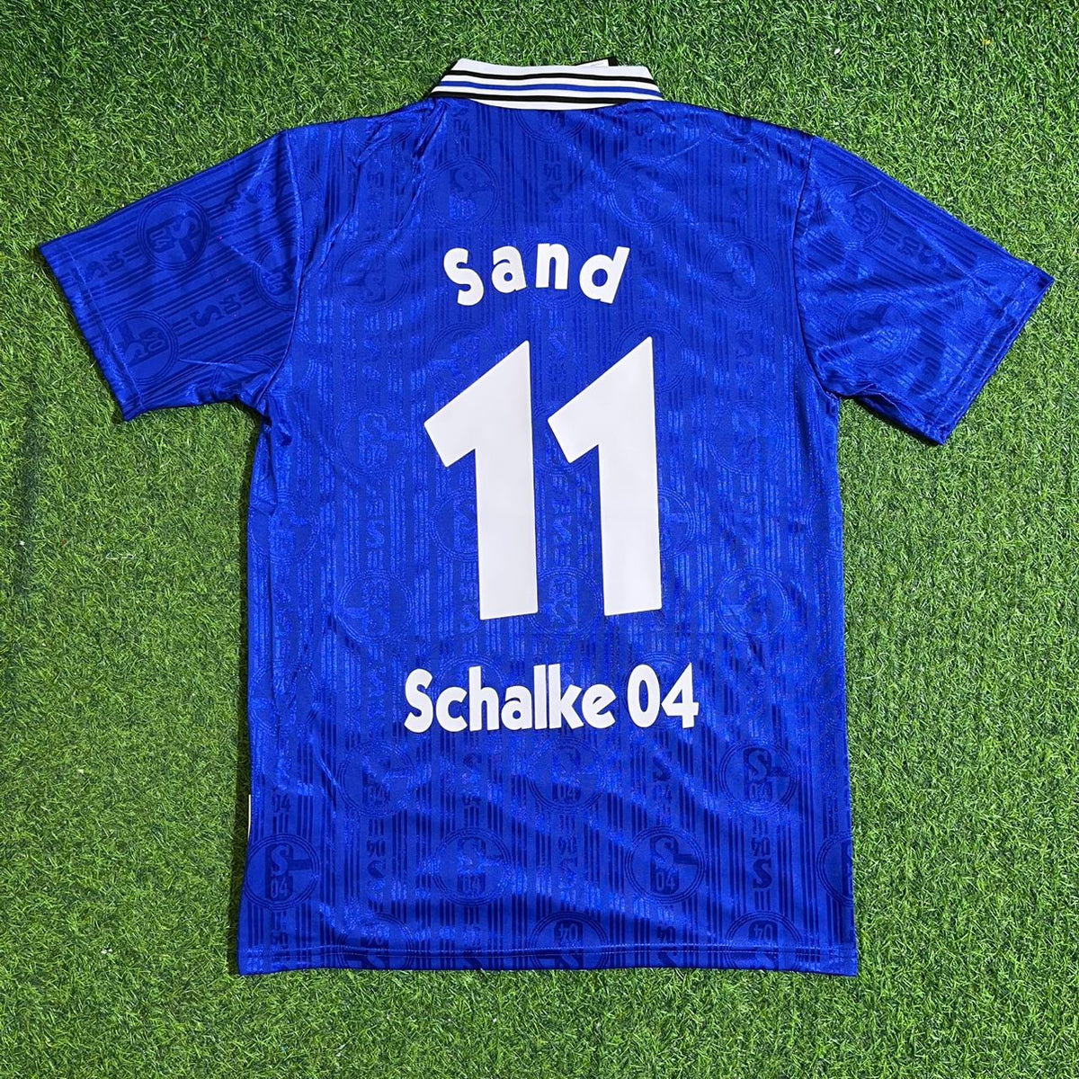 Ebbe Sand Schalke 04 Heim Retro – Back View