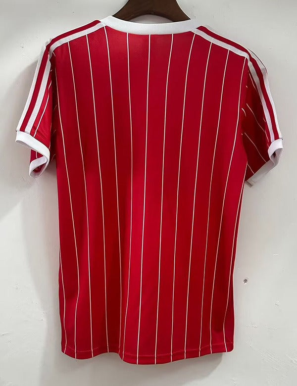 1984 Hamburger SV Retro Heimtrikot Rot Fußball Hamburg Retro – 4