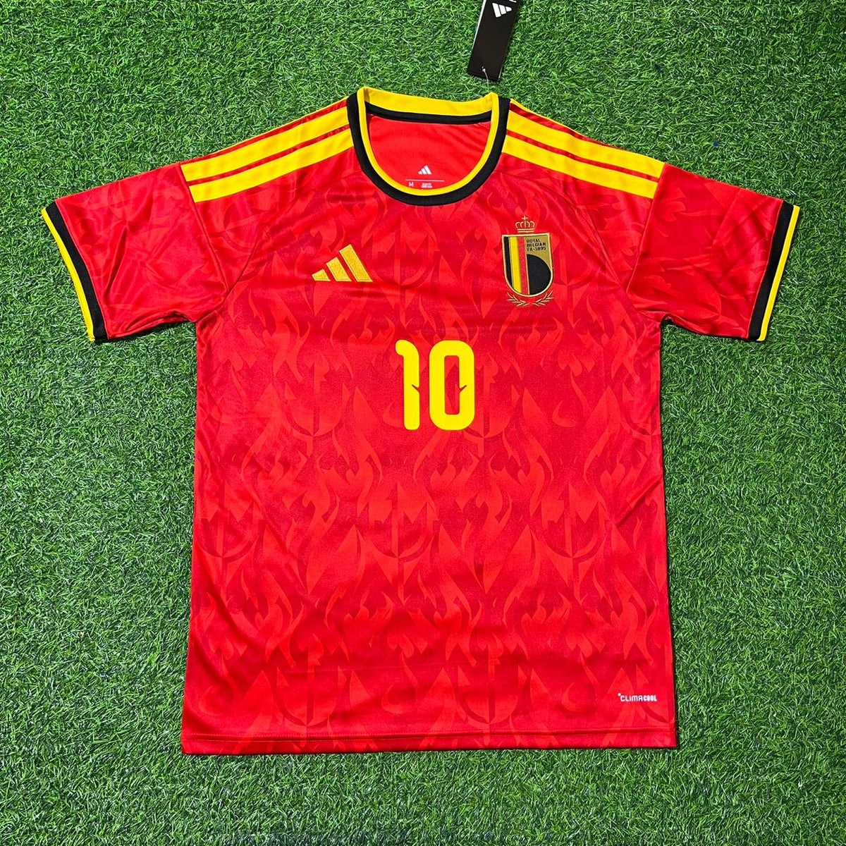 Belgium National Team Football Jersey – Eden Hazard – Front View