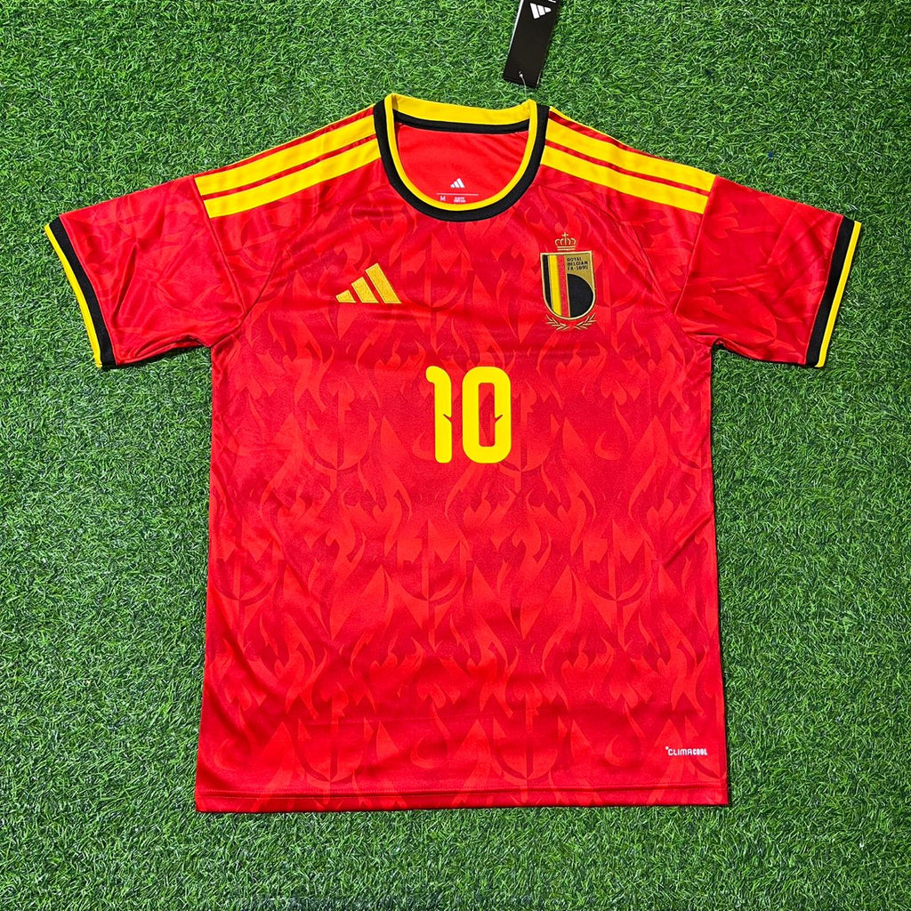 Eden Hazard Belgium National Team Football Jersey – Front View