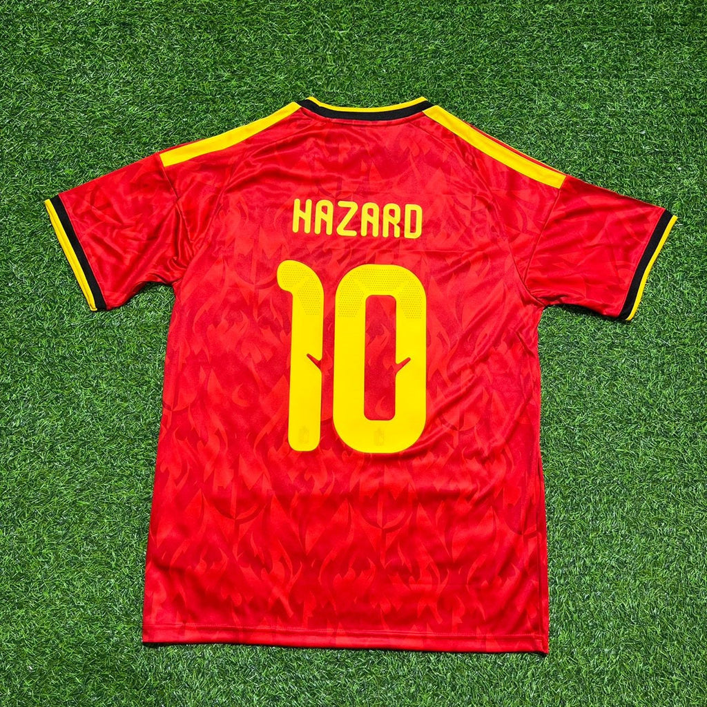 Eden Hazard Belgium National Team Football Jersey – Back View