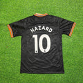 Chelsea 2019/2020 Away Black Retro Football Jersey – Eden Hazard 10- – Back View