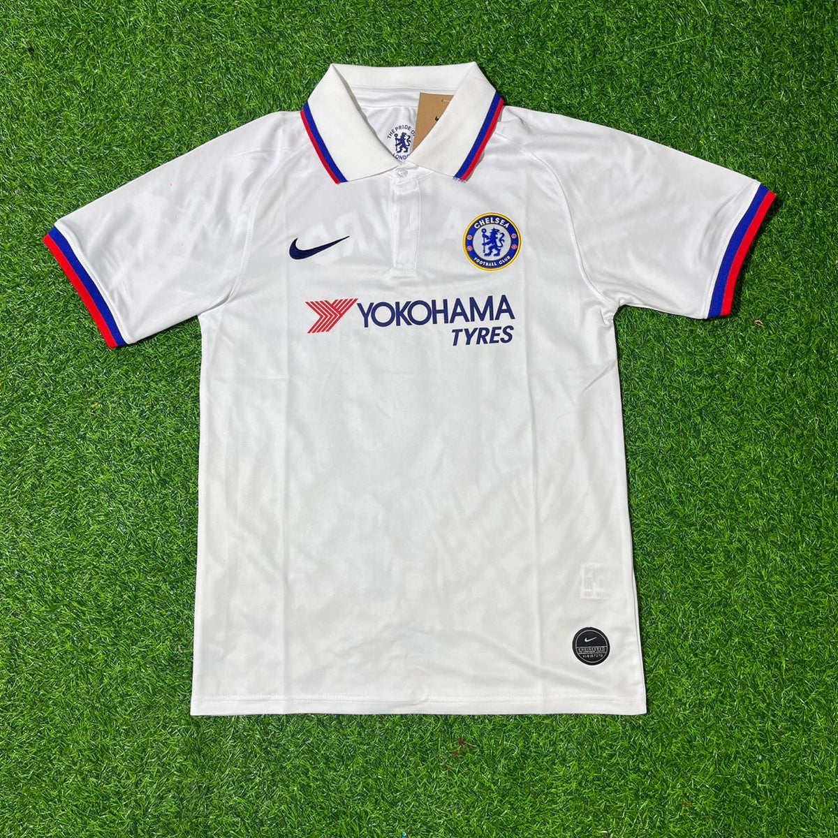 Ashley Cole Chelsea White Retro Football Jersey Collection – Front View