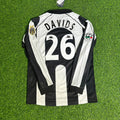 Edgar Davids 26 - Juventus Home 1997/98 Retro Kit Jersey – Back View