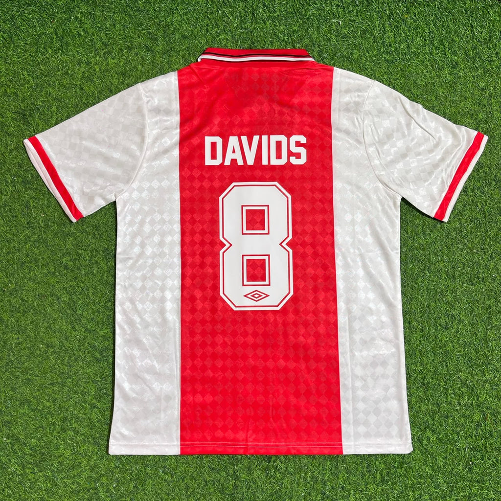 Ajax Retro Football Jersey – Edgar Davids AFC – Back View