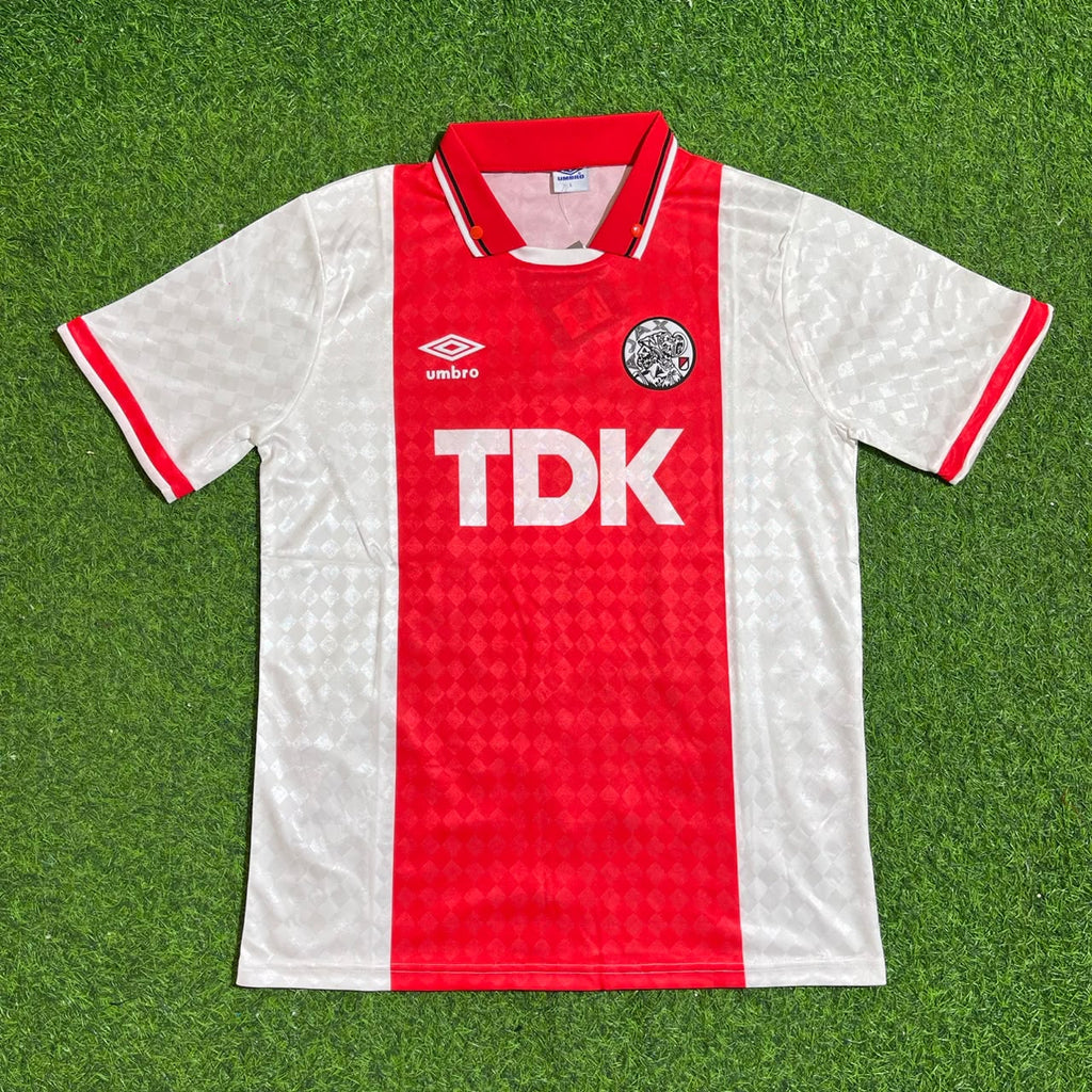 Ajax Retro Football Jersey – Edgar Davids AFC – Front View